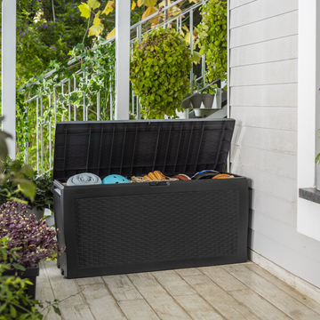 Keter Samoa Grey Storage Box in Anthracite