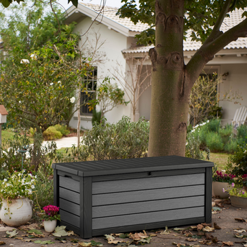 Keter 570 Litre Brushed Storage Box in Dark Brown
