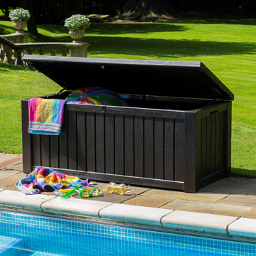 Keter Rockwood Storage Box in Dark Brown